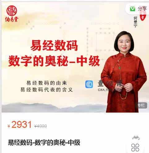 何曼宁   易经数码-数字的奥秘-中级