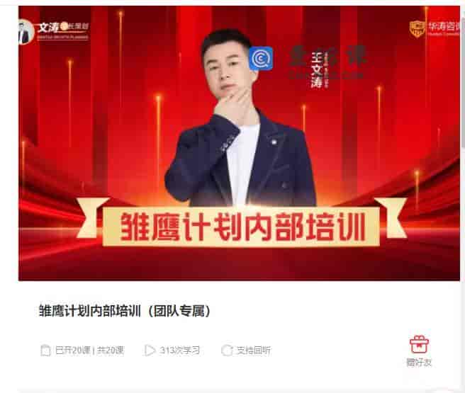 雏鹰计划内部培训（团队专属）