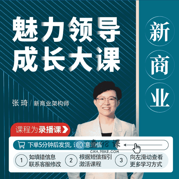 张琦：新商业魅力领导成长大课【完结】