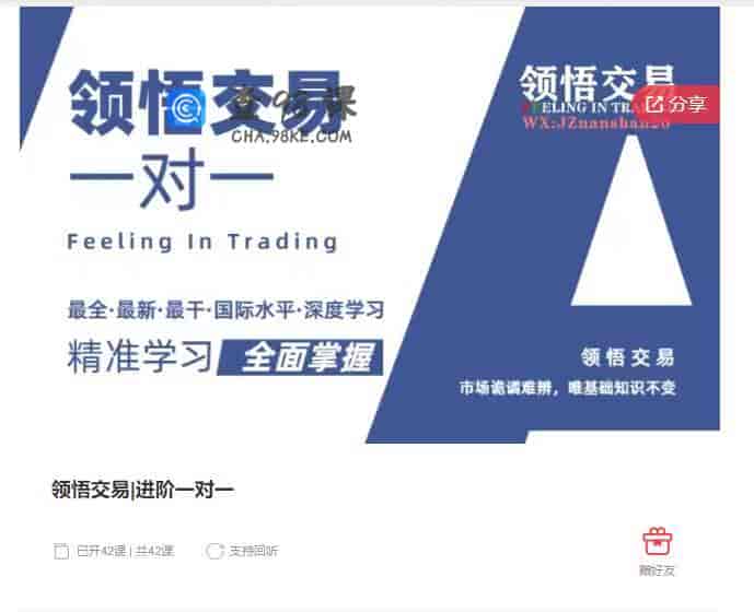 9969   领悟交易|进阶一对一