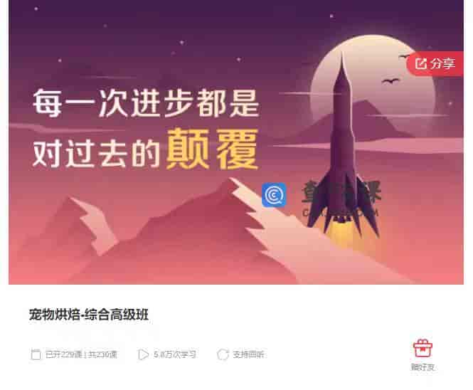 10186 宠物烘焙-综合高级班