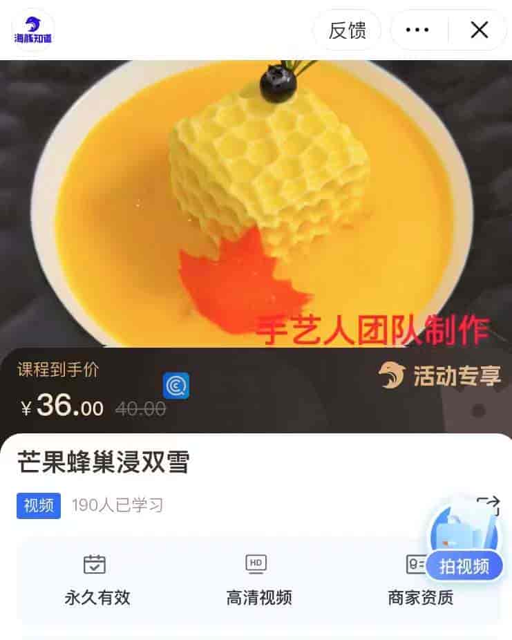 10516  芒果蜂巢浸双雪