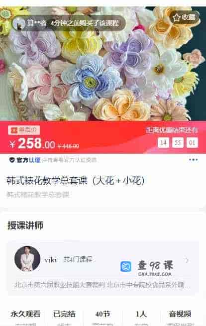 韩式裱花教学总套课(大花+小花)