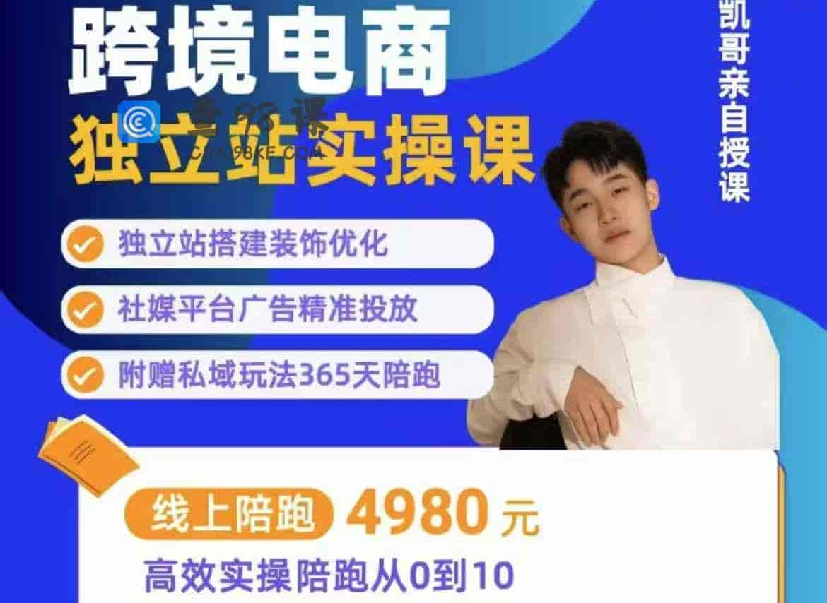 跨境电商独立站＋私域线上实操陪跑-【1节】