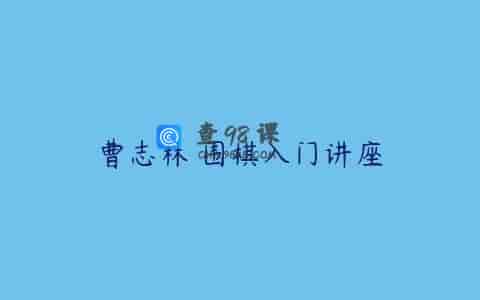 曹志林 围棋入门讲座